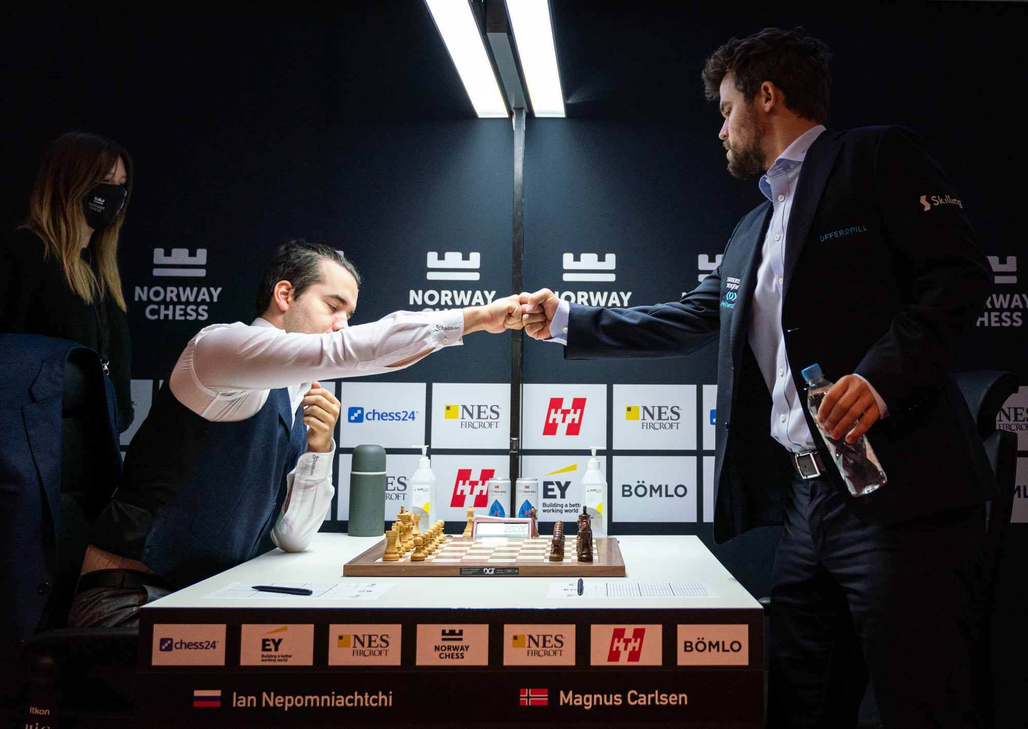 Magnus Carlsen vs Ian Nepomniachtchi. Норвежские шахматы. Norway Chess.